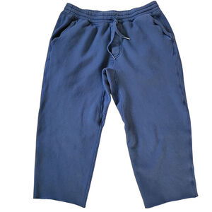 TOM FORD Men's Cut & Sewn 3/4 Blue Sweatpant/Jogger Size 56 Waist 34" Inseam 23"